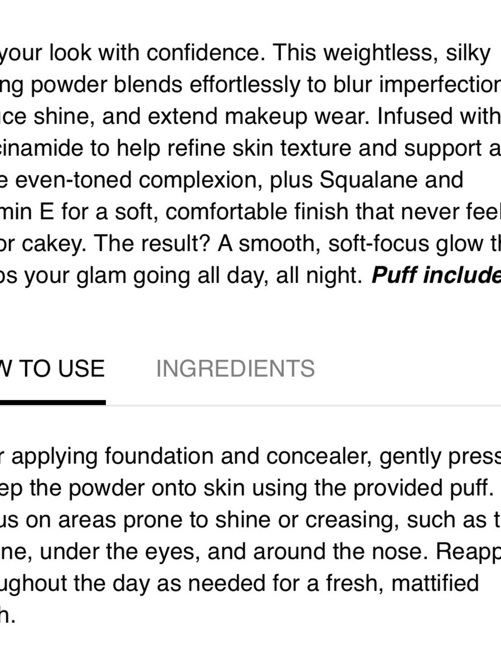Bisha Translucent Setting Powder - White - Picture 2 of 3